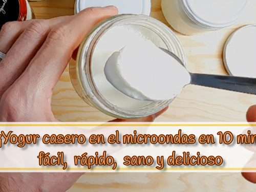 Yogur casero en el microondas